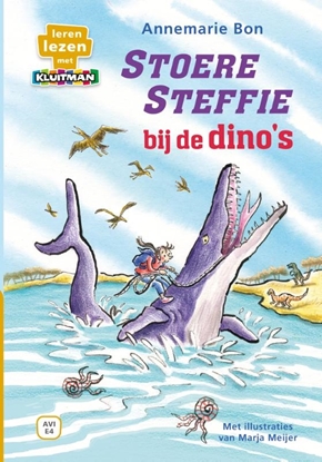 Afbeeldingen van Leren lezen met Kluitman Stoere Steffie bij de dino's