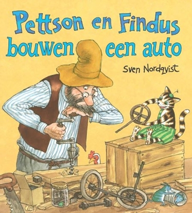 Afbeeldingen van Pettson en Findus Pettson en Findus bouwen een auto