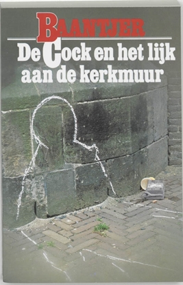 Afbeeldingen van Baantjer De Cock en het lijk aan de kerkmuur