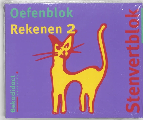 Afbeelding van Stenvert oefenblok Gr 4 5 ex Rekenen