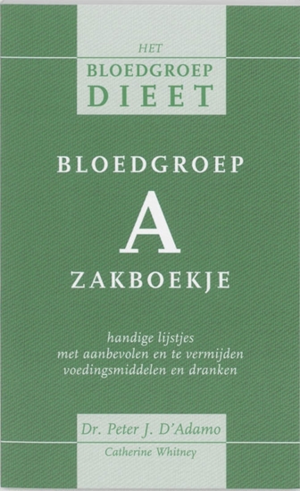 Afbeelding van Bloedgroep A zakboekje