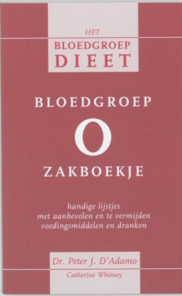 Afbeeldingen van Bloedgroep O zakboekje