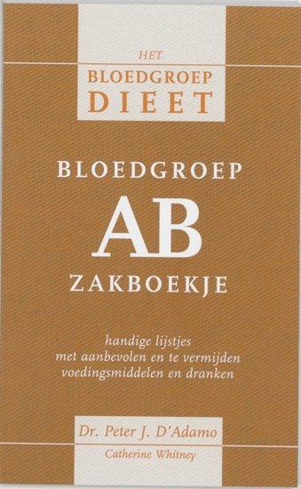 Afbeelding van Bloedgroep AB zakboekje