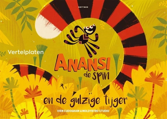 Afbeelding van Anansi de spin Vertelplaten Anansi de spin en de gulzige tijger