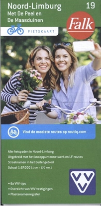 Afbeeldingen van Falkplan fietskaart Noord Limburg