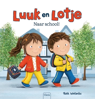 Afbeeldingen van Luuk en Lotje Naar school!