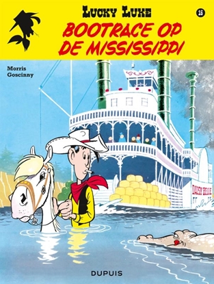Afbeeldingen van Lucky Luke Bootrace op de Mississipi