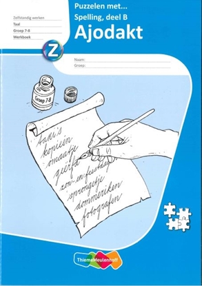 Afbeeldingen van Ajodakt, puzzelen met spelling (5 ex) B groep 7-8