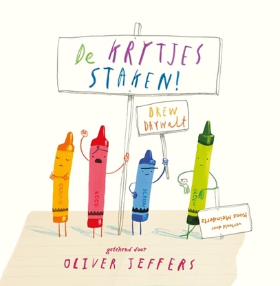 Afbeeldingen van De krijtjes staken