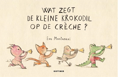 Afbeeldingen van Wat zegt de kleine krokodil op de crèche?