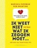 Afbeelding van Ik weet niet wat ik zeggen moet