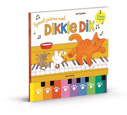 Afbeeldingen van Dikkie Dik Speel piano met Dikkie Dik