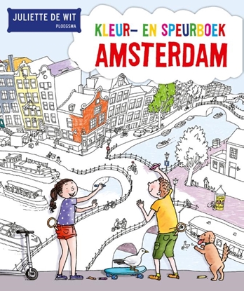 Afbeeldingen van Kleur- en speurboek Amsterdam