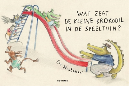 Afbeeldingen van Wat zegt de kleine krokodil in de speeltuin?