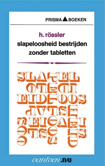 Afbeelding van Vantoen.nu Slapeloosheid bestrijden zonder tabletten