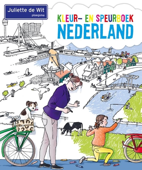 Afbeelding van Kleur- en speurboek Nederland