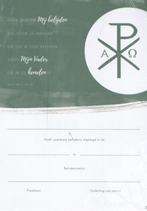 Afbeeldingen van Belijdeniskaart 310
