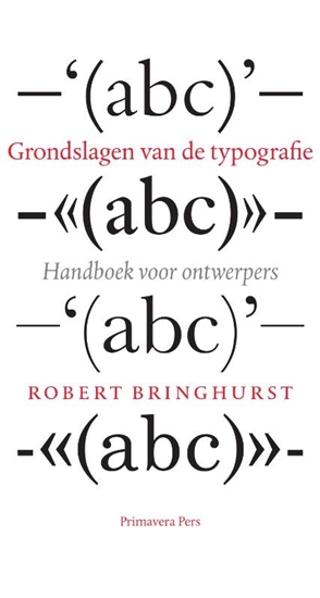 Afbeelding van Grondslagen van de typografie