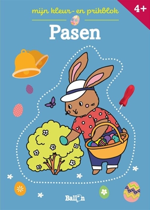 Afbeeldingen van Pasen Pasen - Kleur- en prikblok