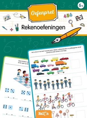 Afbeeldingen van Oefenpret Rekenoefeningen 6+