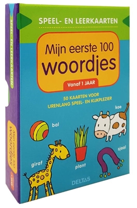 Afbeeldingen van Speel- en leerkaarten Speel- en leerkaarten - Mijn eerste 100 woordjes vanaf 1 jaar