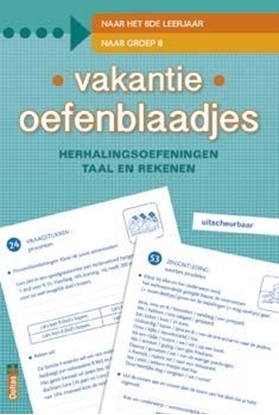 Afbeeldingen van Vakantie oefenblaadjes "naar groep 8"