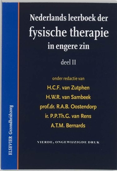 Afbeelding van Nederlands leerboek der fysische therapie in engere zin II