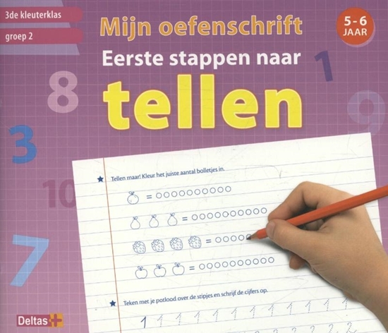 Afbeelding van Mijn oefenschrift eerste stappen naar tellen (5-6 j.)