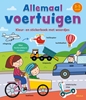 Afbeelding van Kleur- en stickerboek met woordjes - Allemaal voertuigen (3-5 j.)