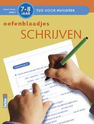 Afbeeldingen van Tijd voor Huiswerk Oefenblaadjes schrijven 7-8 jaar
