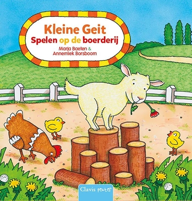 Afbeeldingen van Kleine Geit Spelen op de boerderij