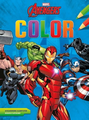 Afbeeldingen van Marvel Avengers Color kleurblok / Marvel Avengers bloc de coloriage