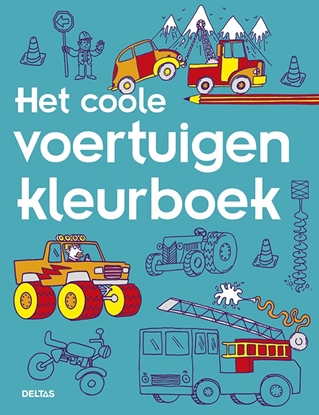 Afbeeldingen van Het coole voertuigen kleurboek