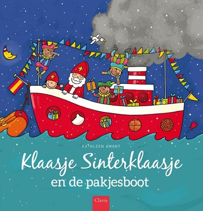 Afbeeldingen van Klaasje Sinterklaasje en de pakjesboot