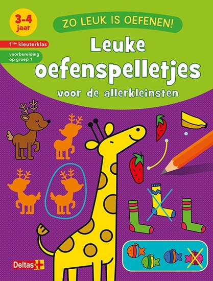 Afbeelding van Zo leuk is oefenen! Leuke oefenspelletjes voor de allerkleinsten (3-4 j.)