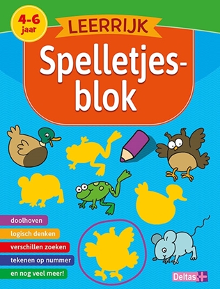 Afbeeldingen van Leerrijk spelletjesblok 4-6 jaar