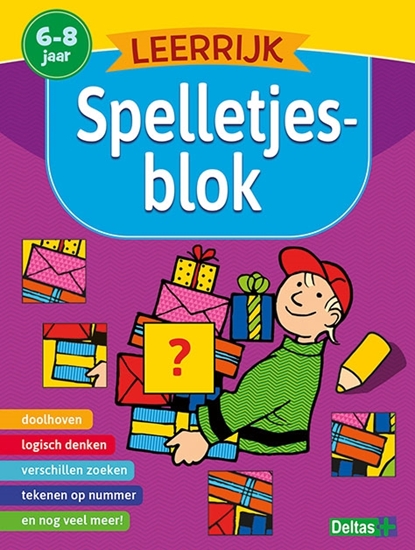 Afbeelding van Leerrijk spelletjesblok 6-8 jaar