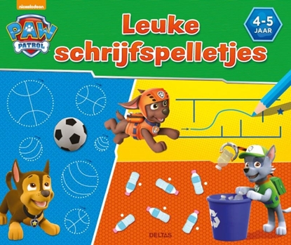 Afbeeldingen van PAW Patrol leuke schrijfspelletjes 4 - 5 jaar