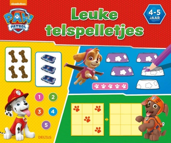 Afbeelding van PAW Patrol leuke telspelletjes 4 - 5 jaar