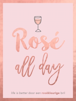 Afbeeldingen van Cadeauboeken Rosé all day - cadeauboek