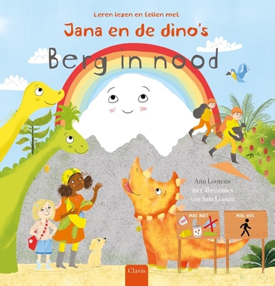 Afbeeldingen van Leren lezen en tellen met Jana en de dino's Berg in nood