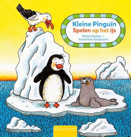 Afbeelding van Kleine Pinguïn. Spelen op het ijs