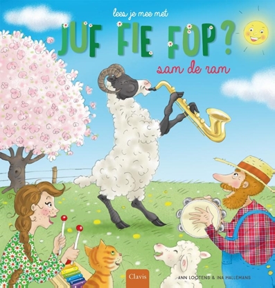 Afbeeldingen van lees je mee met juf fie fop? Sam de ram