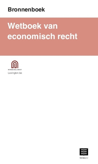 Afbeelding van Wetboek van economisch recht (Bronnenboek)