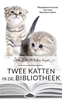 Afbeelding van Twee katten in de bibliotheek