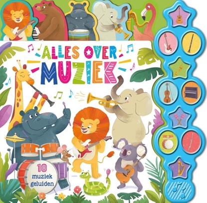 Afbeeldingen van Geluidenboek Alles over muziek