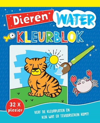 Afbeeldingen van Waterkleuren Waterkleurblok Dieren