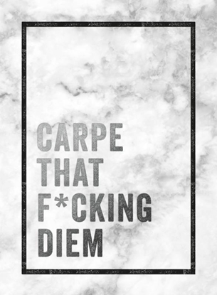 Afbeeldingen van Cadeauboeken Carpe that f*cking diem
