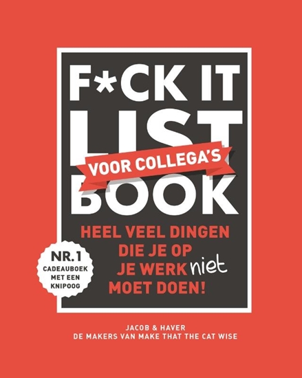 Afbeelding van F*ck it list book voor collega’s