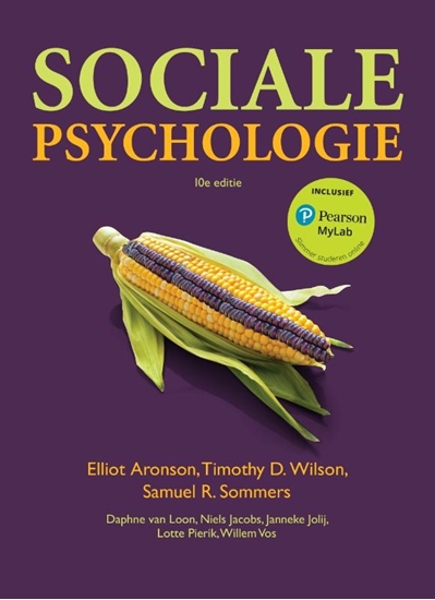 Afbeelding van Sociale psychologie, 10e editie met MyLab NL toegangscode